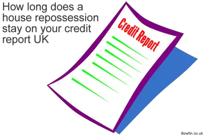How Long Does A House Repossession Stay On Your Credit Report UK