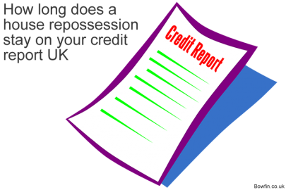 How Long Does A House Repossession Stay On Your Credit Report UK