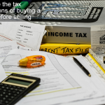 What are the tax implications of buying a house before selling
