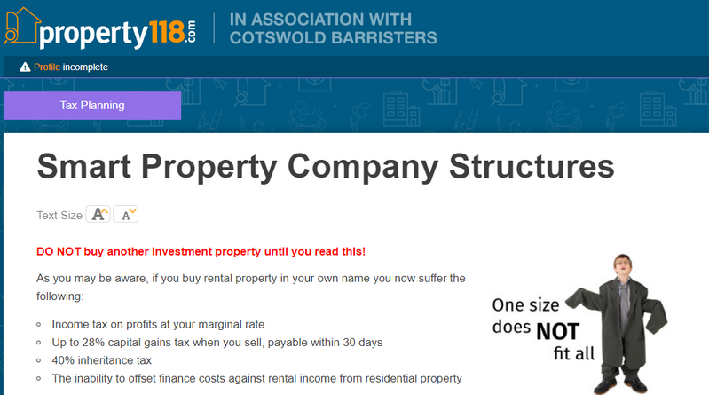 Are Property 118 a legitimate business