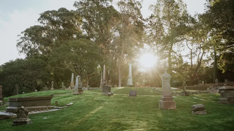Bright cemetery - How do cemeteries affect property value
